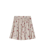 Falda Estampada Flores Crudo Staicy