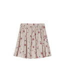 Flower Printed Skirt Ecru Staicy