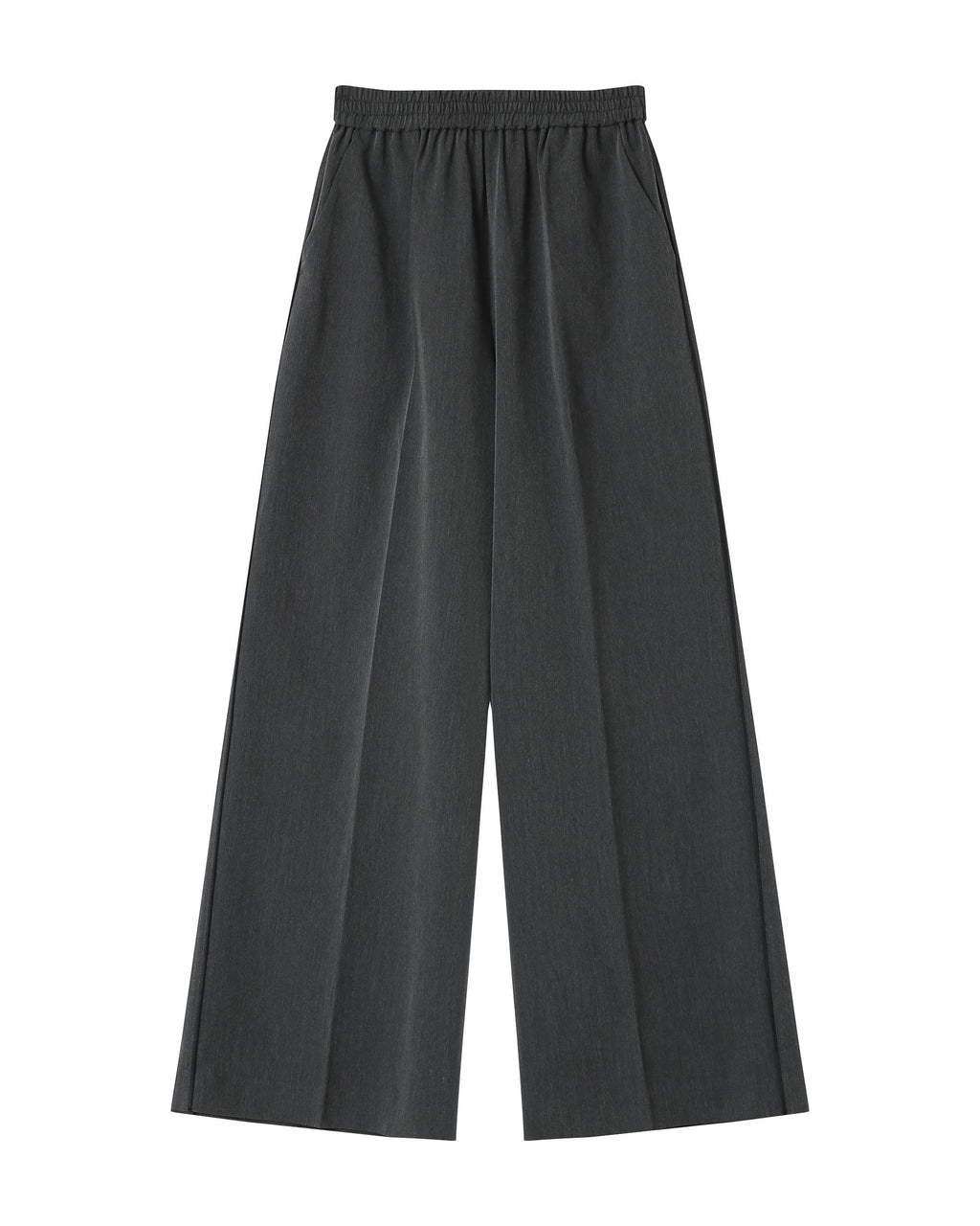 Anthracite Wide-Leg Trousers Sweeney