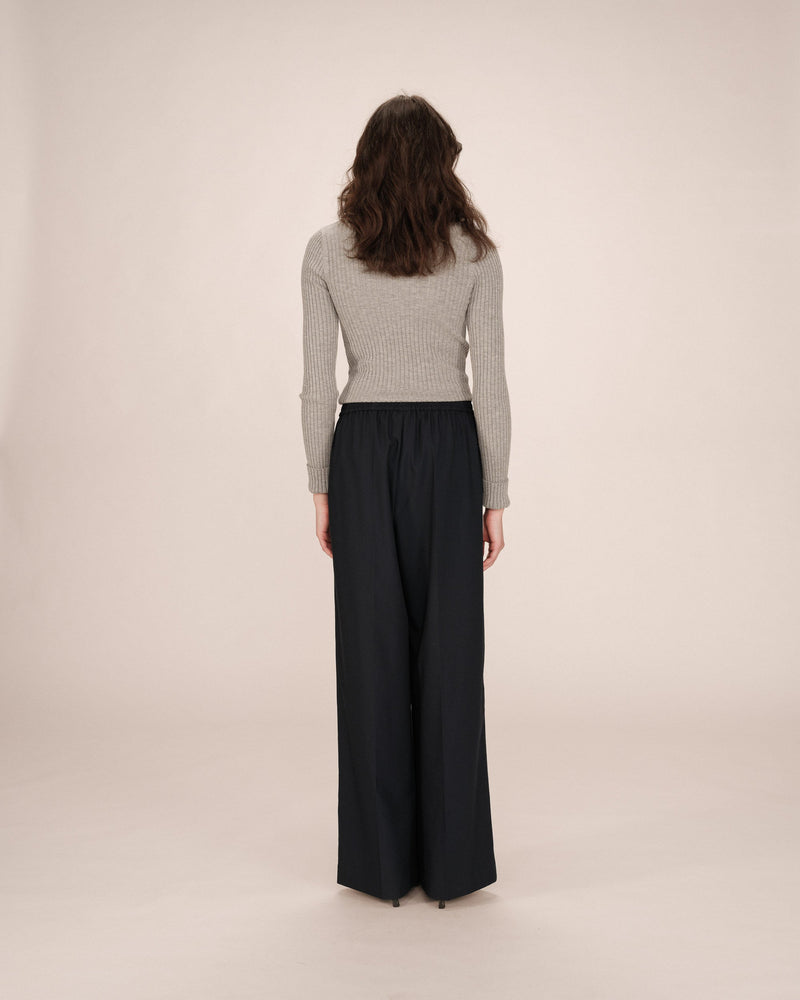 Sweeney Navy Wide Leg Pants