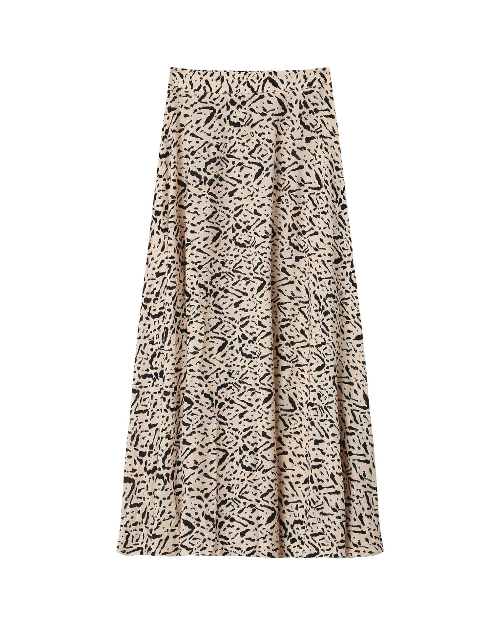 Printed Long Skirt Vanilla Sibella