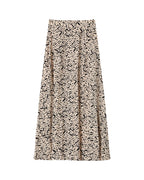 Printed Long Skirt Vanilla Sibella