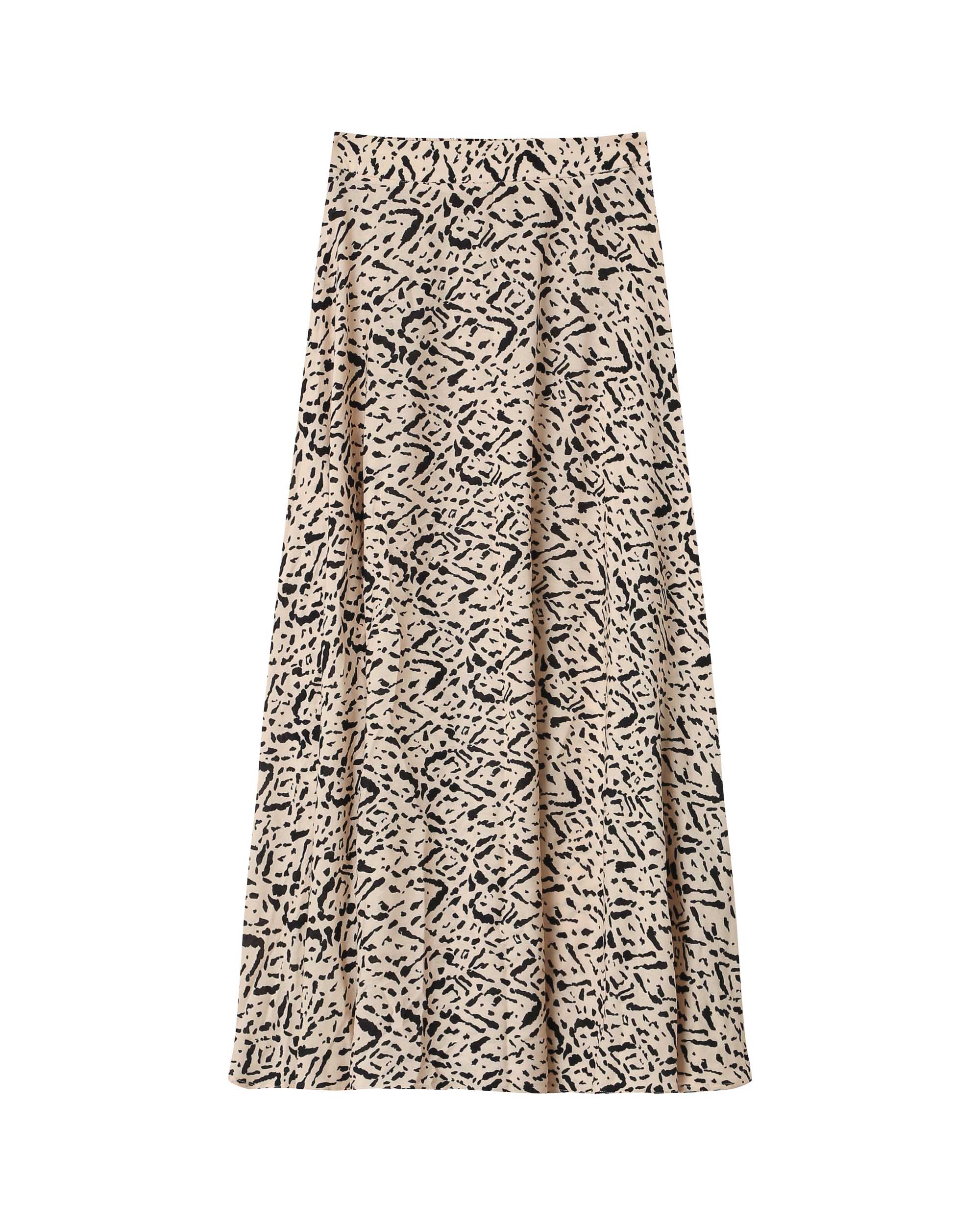 Printed Long Skirt Vanilla Sibella