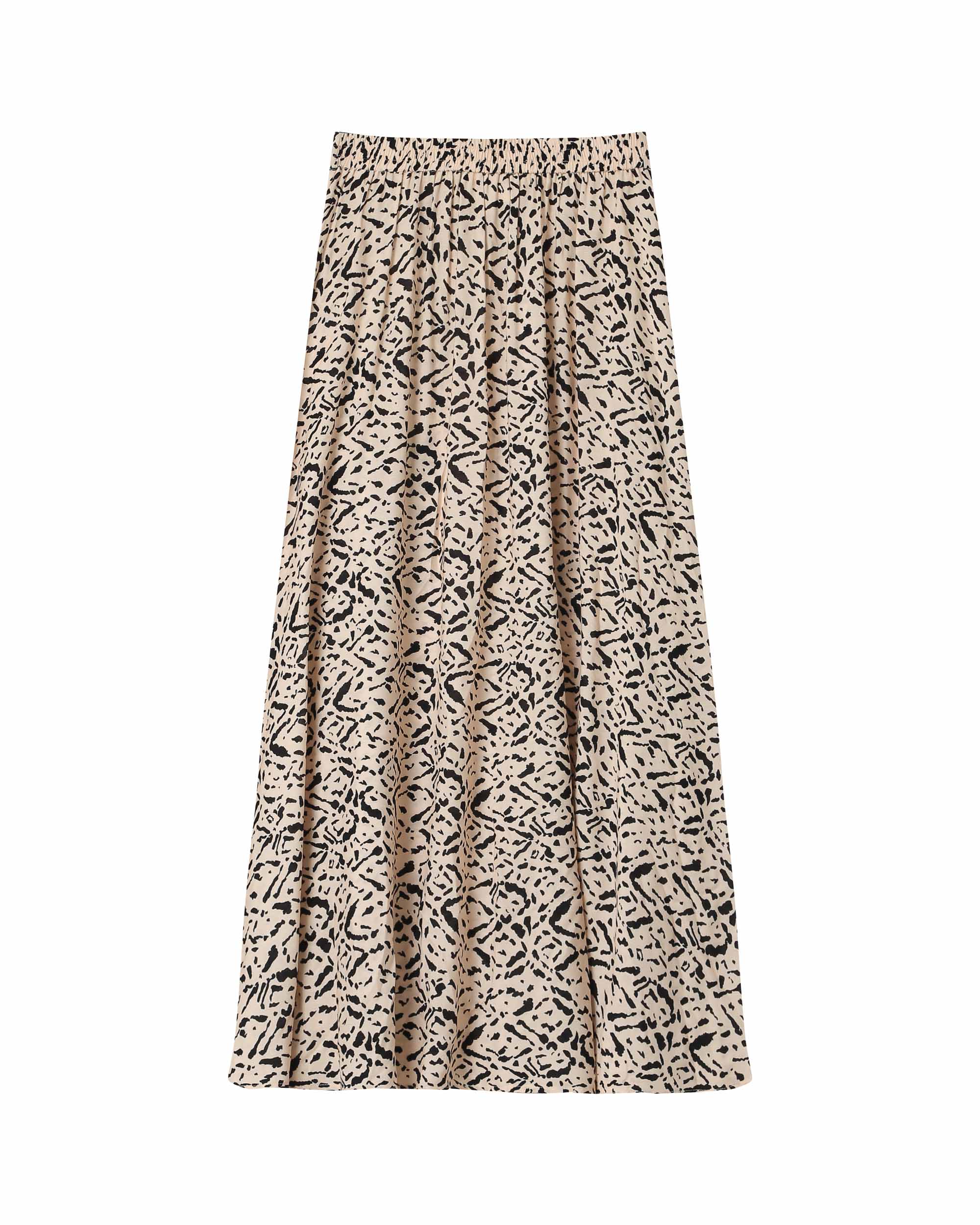 Printed Long Skirt Vanilla Sibella