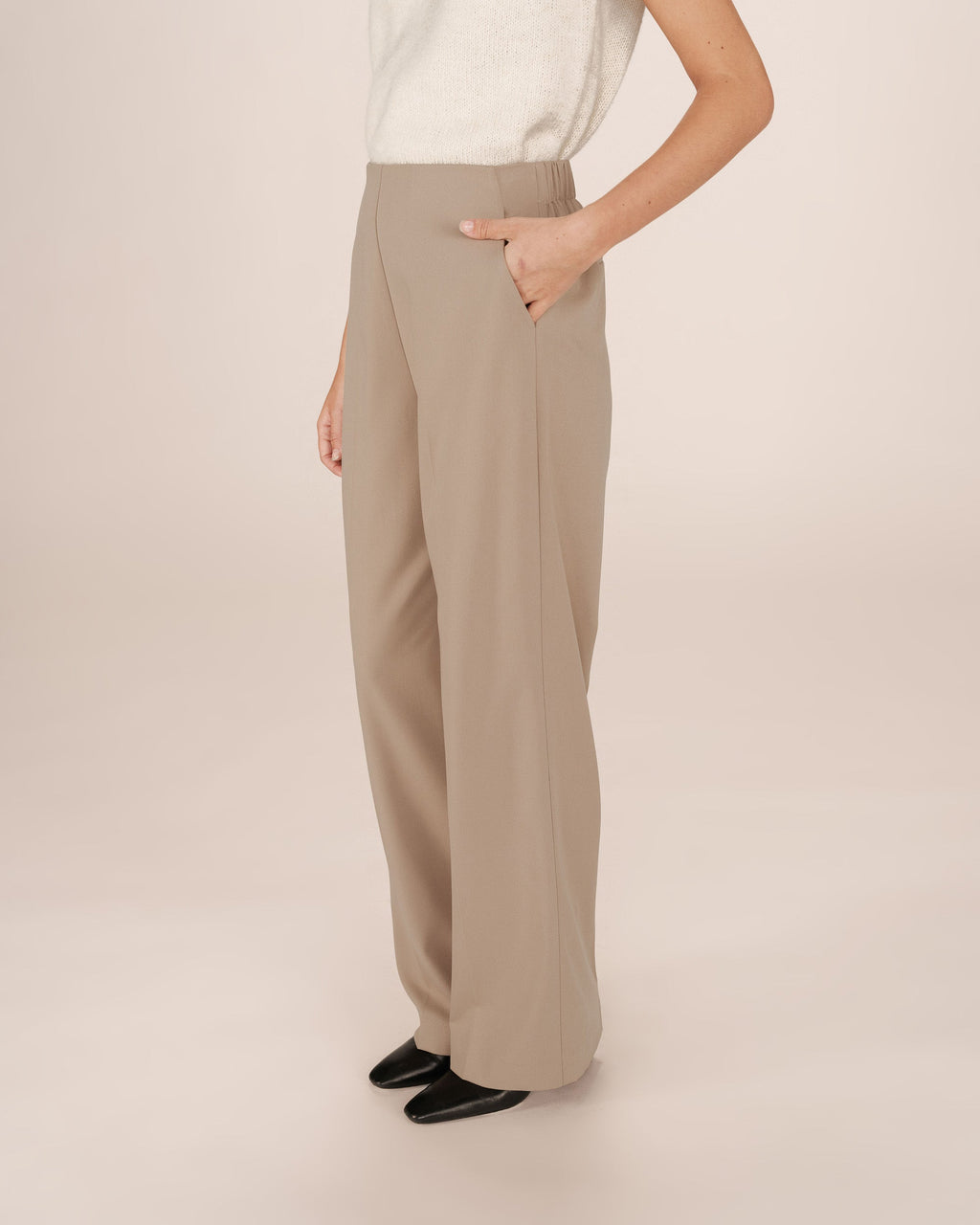 Pantalón de Traje Greige Stewart