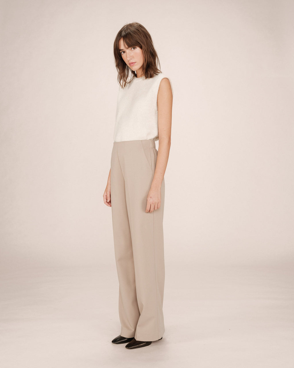 Pantalón de Traje Greige Stewart