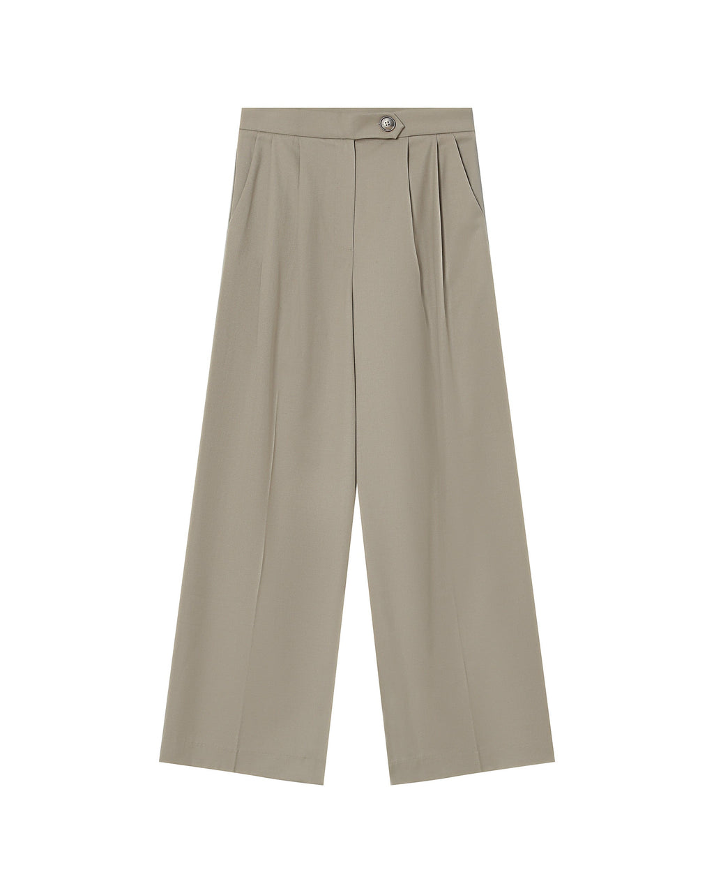 Greige Tailored Trousers Strokes