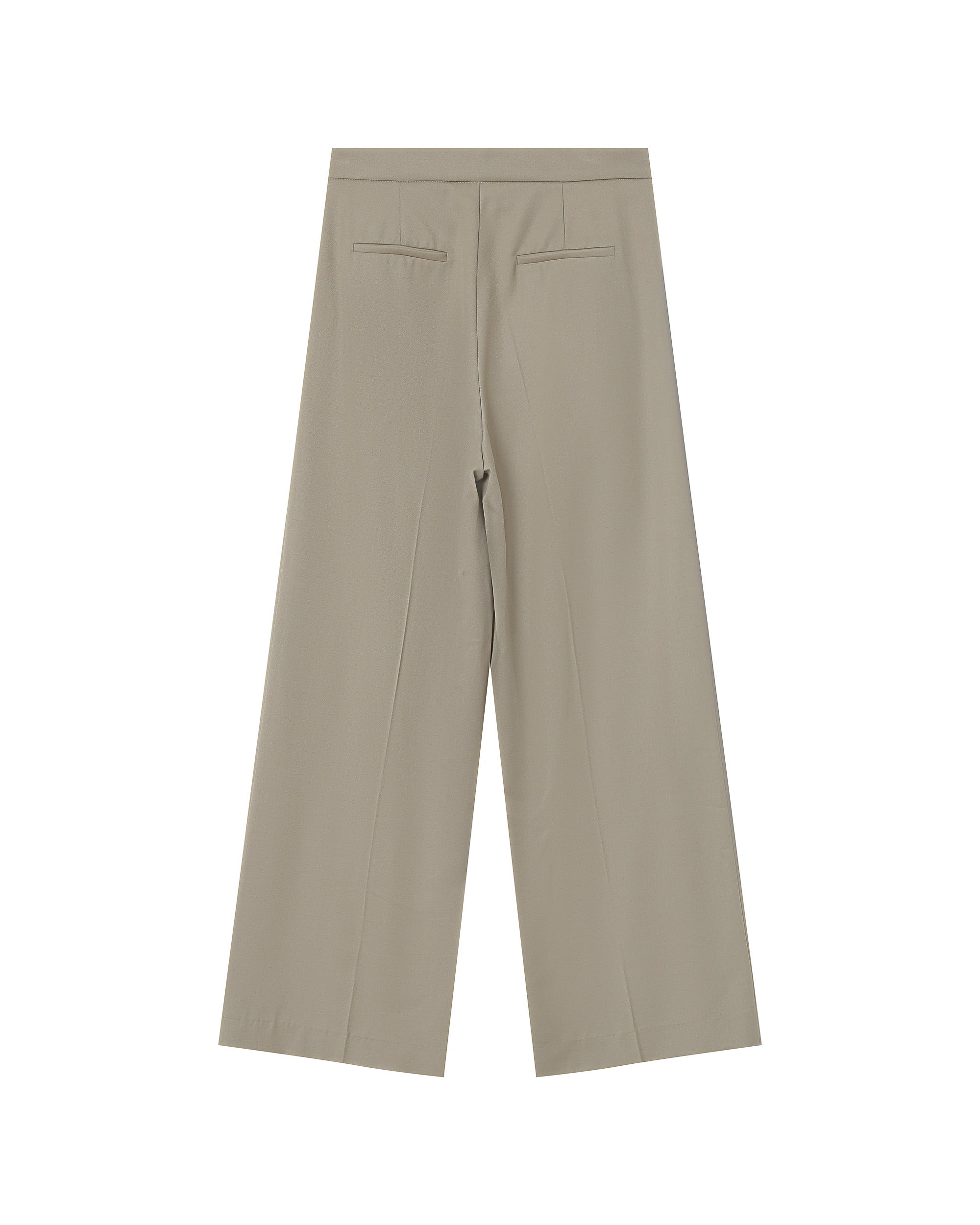 Greige Tailored Trousers Strokes