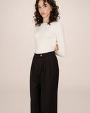 Pantalón traje trazos negros