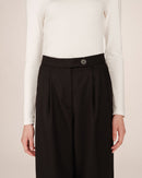 Pantalón traje trazos negros