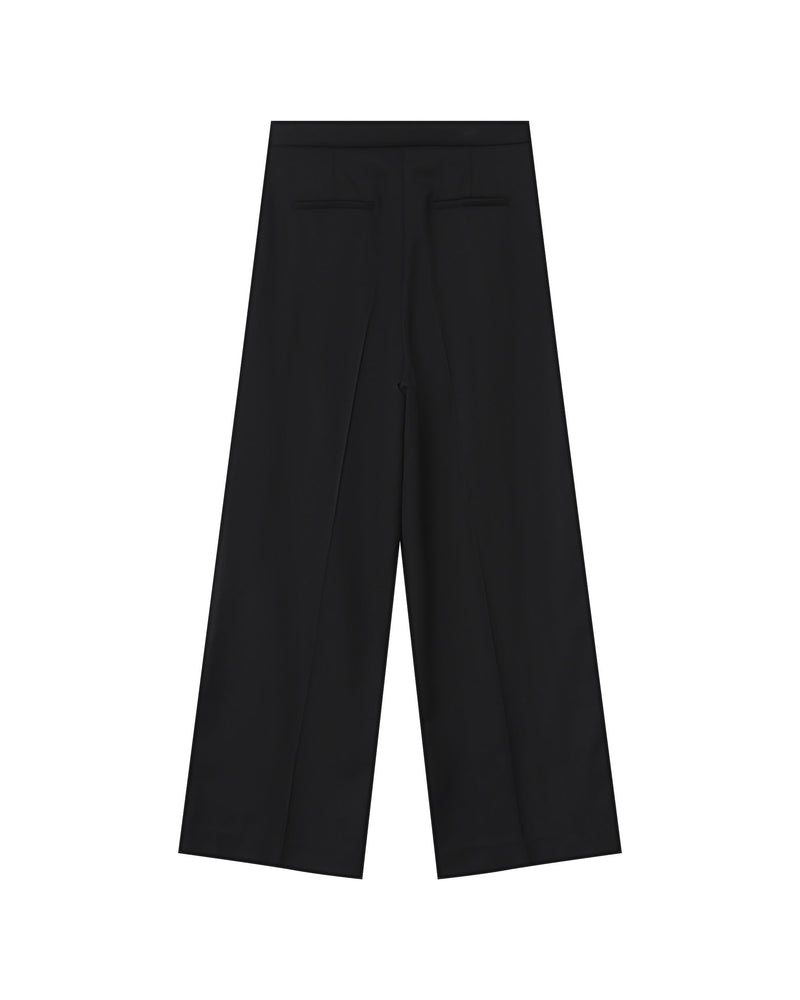 Pantalón traje trazos negros