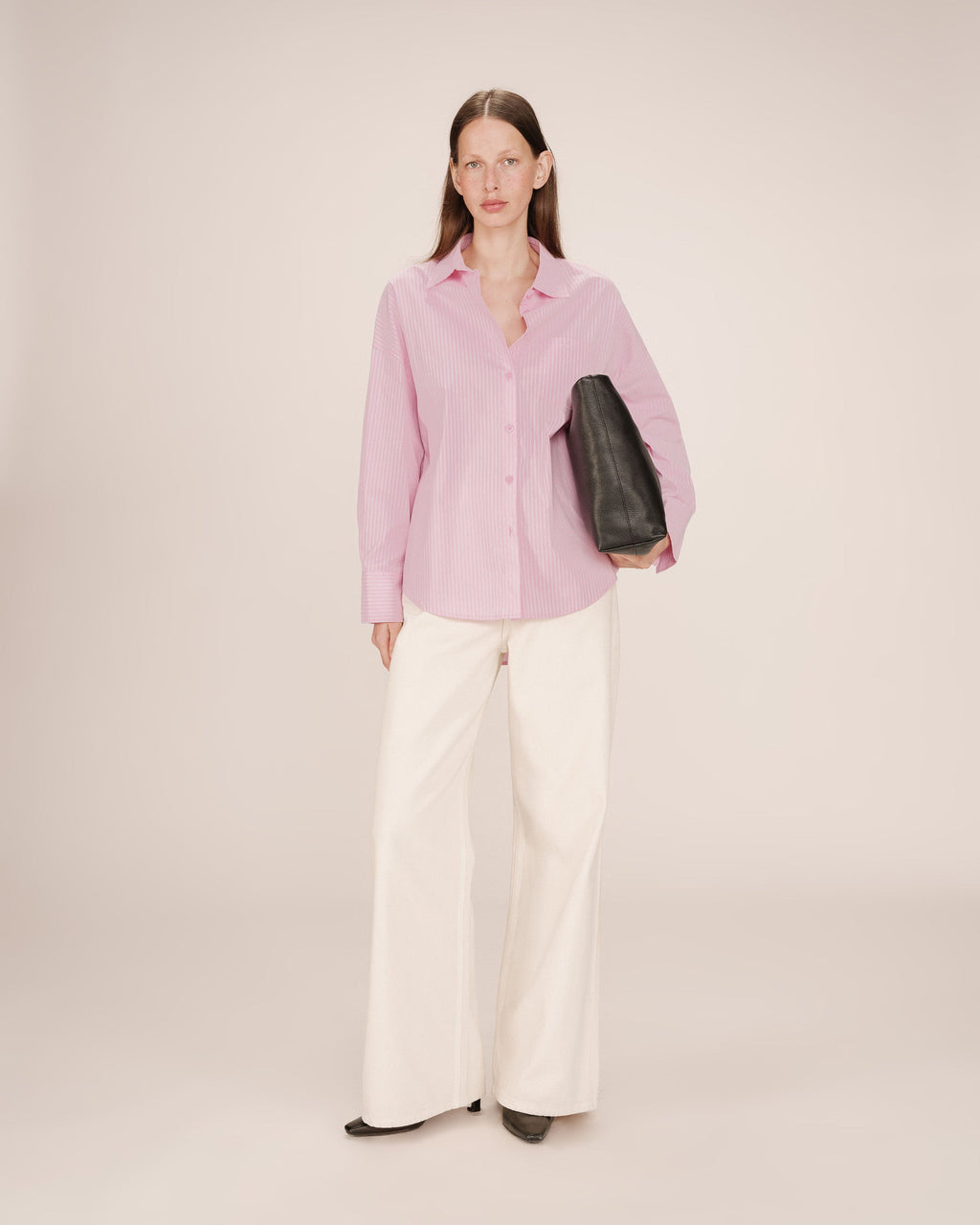 Striped Shirt Crystal Rose Storm