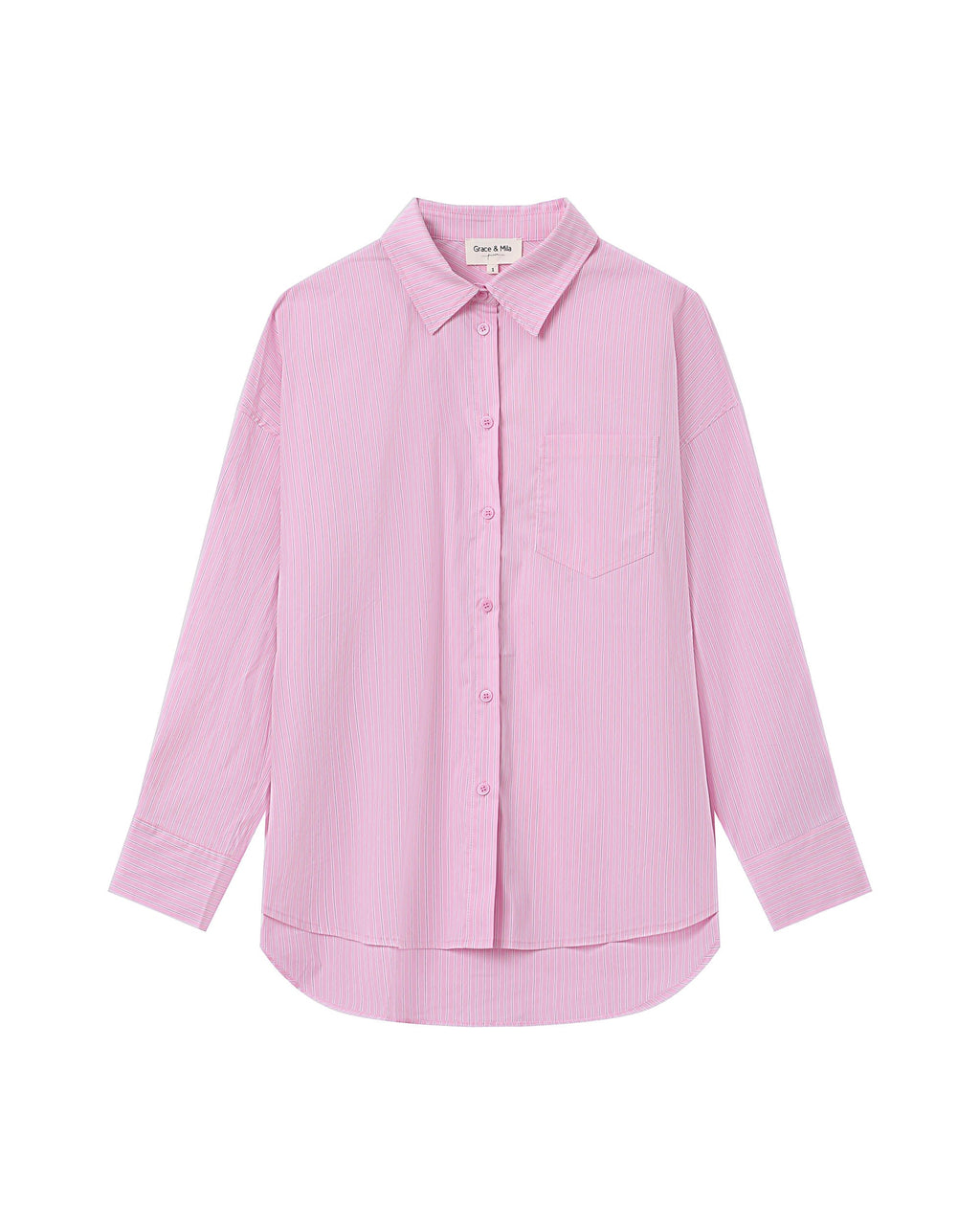 Striped Shirt Crystal Rose Storm