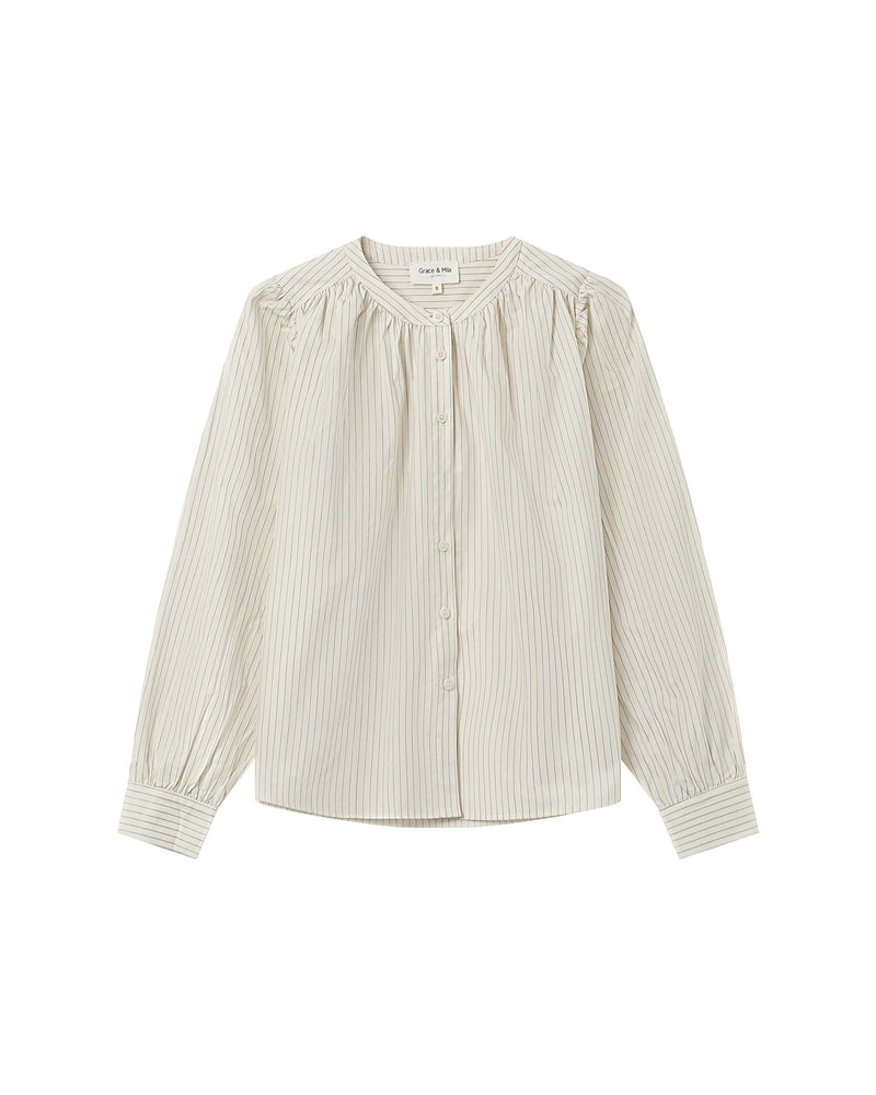 Camisa Sissi Crudo Rayas