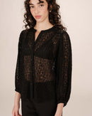 Black Sophia Blouse