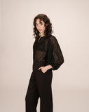 Black Sophia Blouse