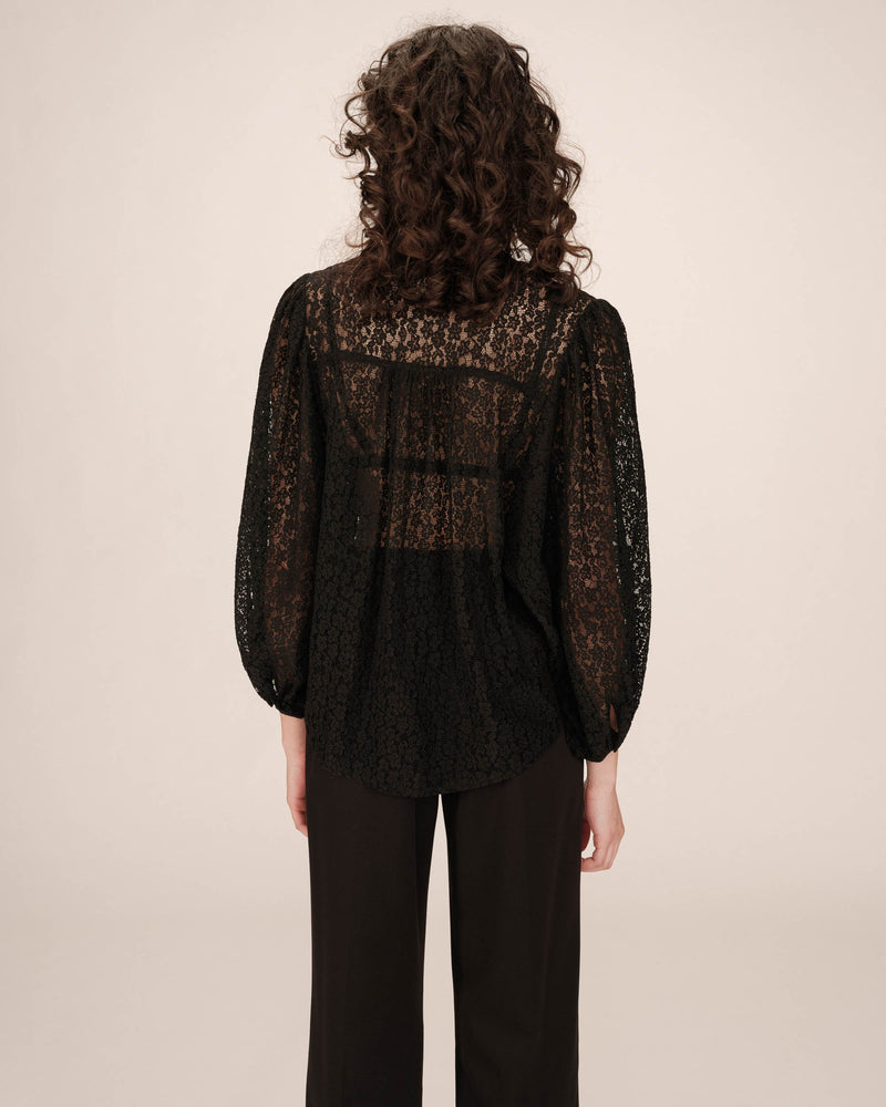 Black Sophia Blouse