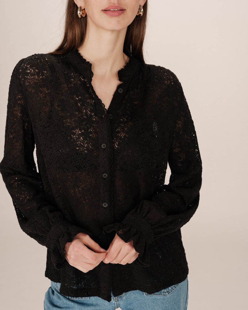 Black Swing Blouse
