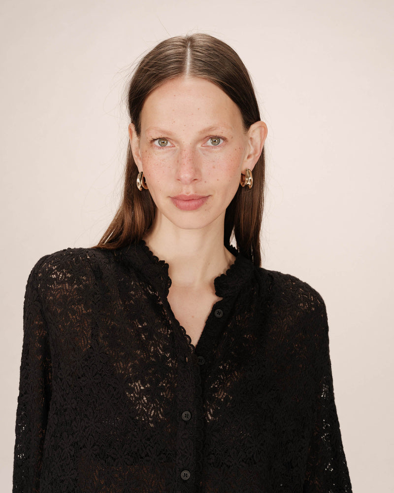 Black Swing Blouse