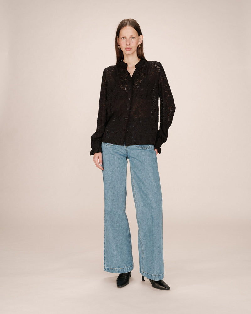 Black Swing Blouse