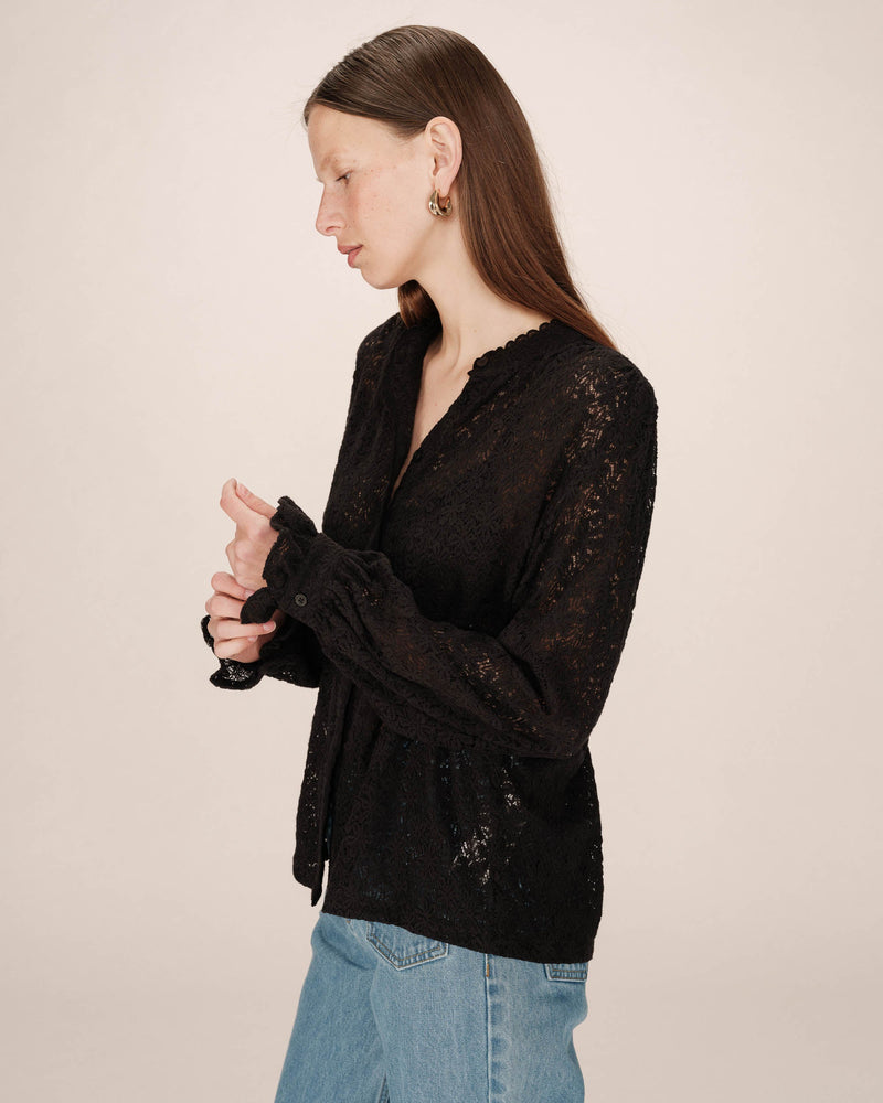 Black Swing Blouse