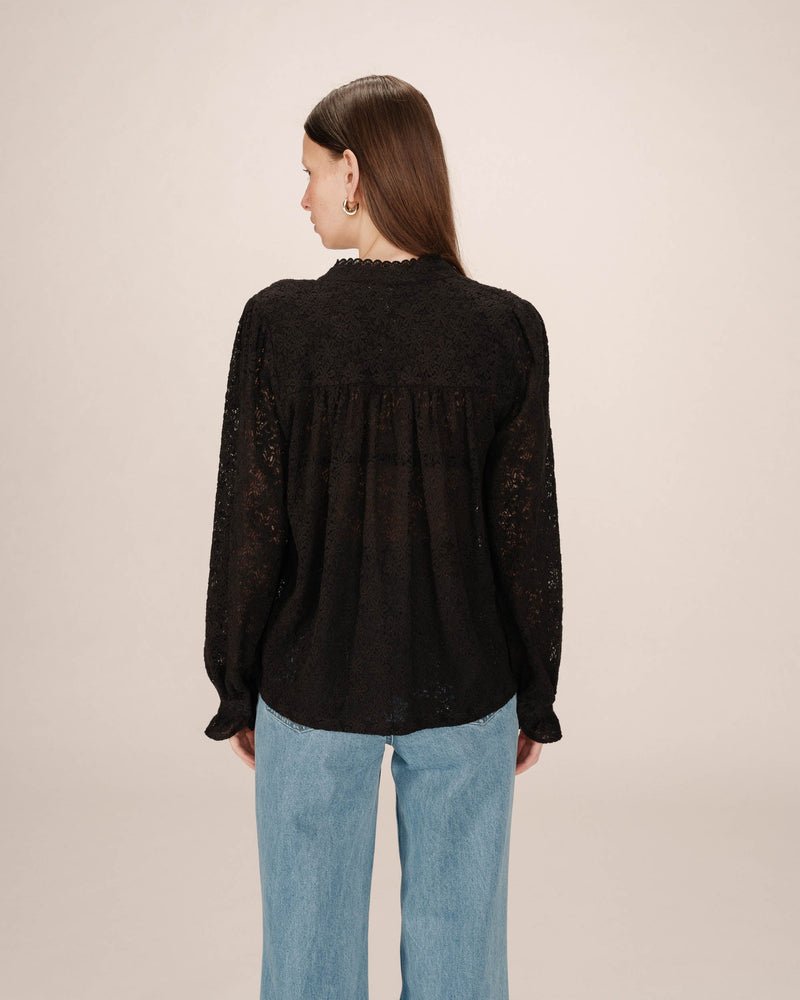 Black Swing Blouse