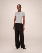 Grey Round Neck T-Shirt Sure