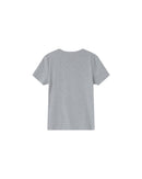 Camiseta gris con cuello redondo Sure