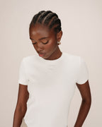 Round-Neck T-Shirt Ivory Sure