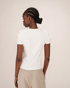 Round-Neck T-Shirt Ivory Sure