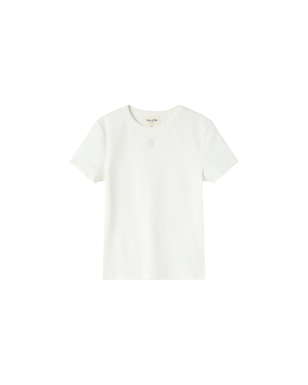 Round-Neck T-Shirt Ivory Sure