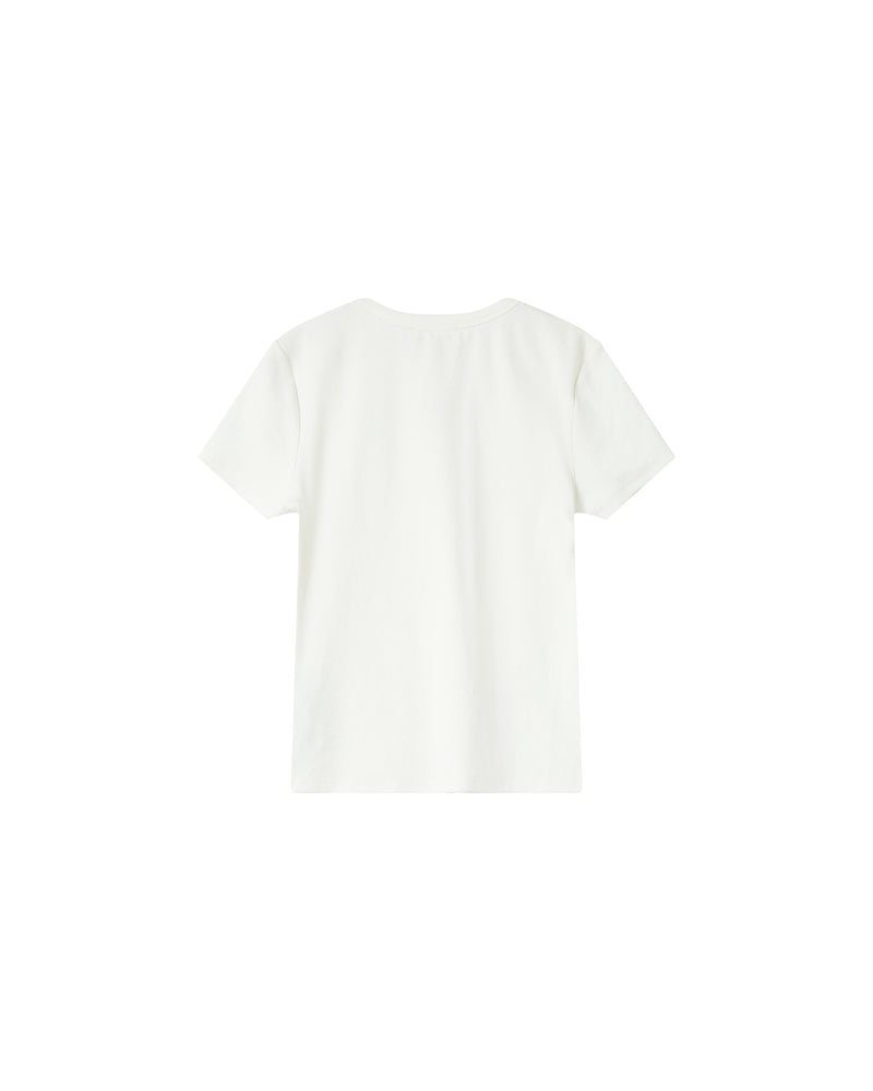 Sure Ivory Round Neck T-Shirt