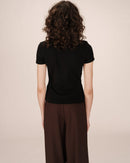 Sure Black Round Neck T-Shirt