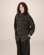 Oversized Shirt Black Washed Sydney