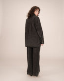 Sobrecamisa Sydney extragrande lavada en negro