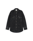 Sobrecamisa Sydney extragrande lavada en negro