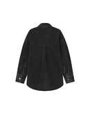 Sobrecamisa Sydney extragrande lavada en negro