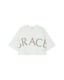 Taupe Star Cropped Top