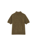 Jersey con cuello alto de Willow verde oliva