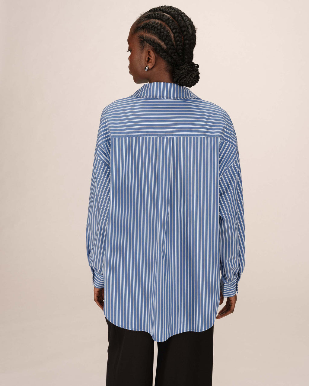 Camisa de Rayas Azul Fósil Sorbet