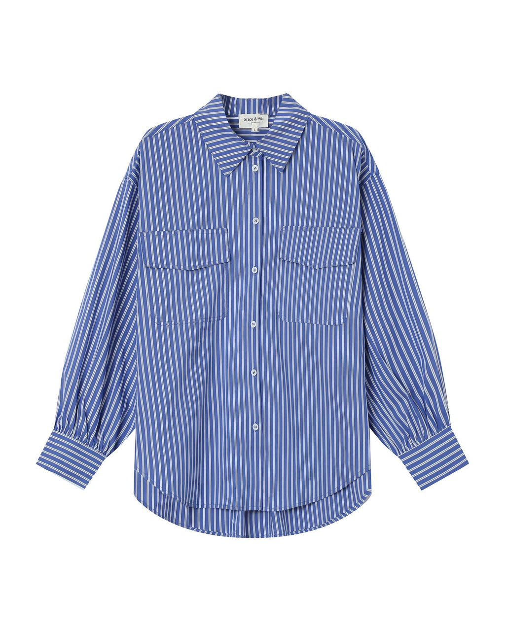 Camisa de Rayas Azul Fósil Sorbet