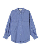 Camisa de Rayas Azul Fósil Sorbet