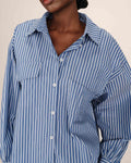 Camisa de Rayas Azul Fósil Sorbet
