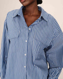 Camisa Sorbet Fossil Rayas Azul