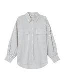 Striped Shirt Greige Sorbet