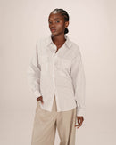 Striped Shirt Greige Sorbet