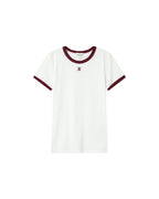 Camiseta Monograma G&M Bordado Crudo Sany
