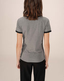 Camiseta con monograma bordado de G&M Sany gris