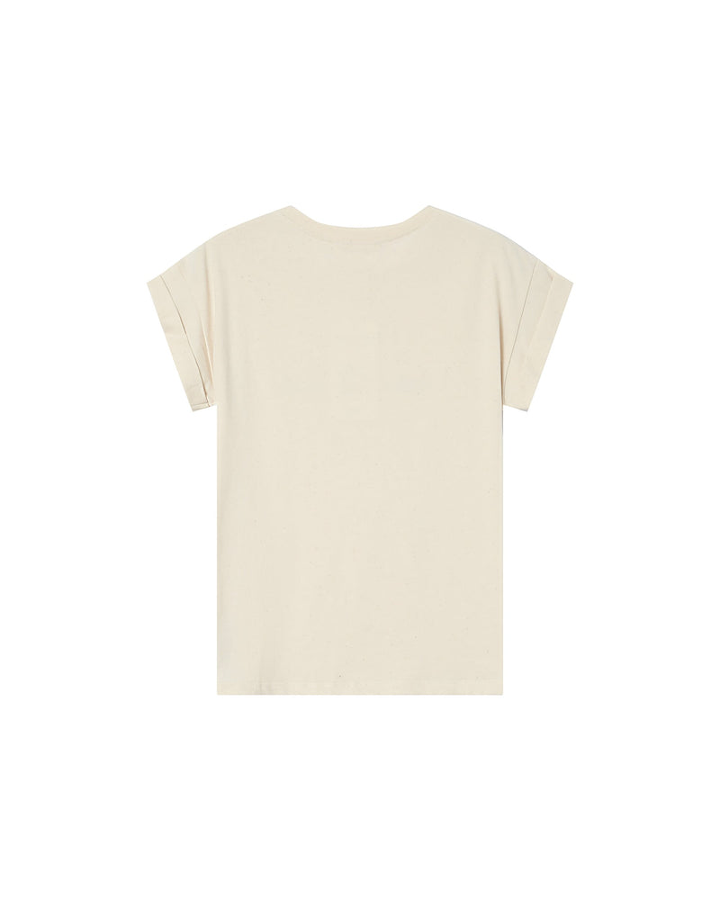 Sorentino Beige Message T-Shirt