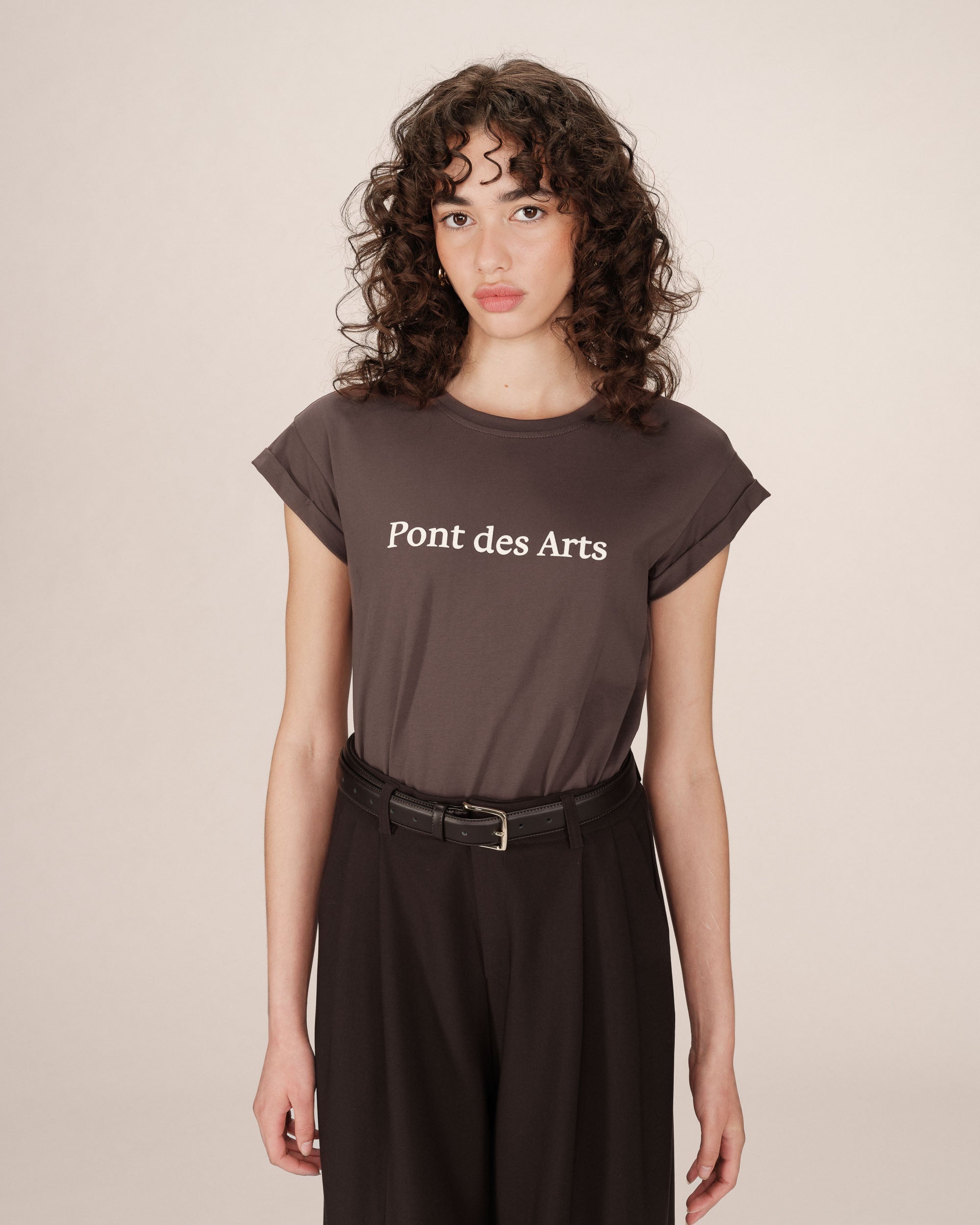 Chestnut Message T-Shirt Sorentino